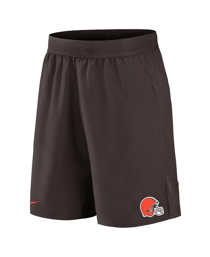 Nike Men's Brown Cleveland Browns Stretch Woven Shorts - Macy's