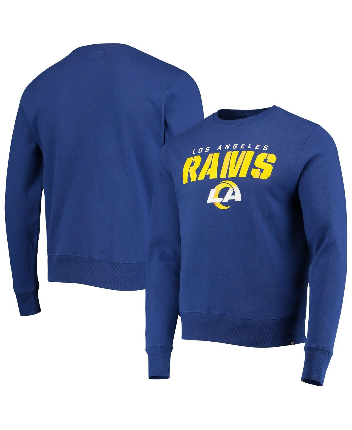47 Brand Men's '47 Royal Los Angeles Rams Traction Headline Pullover Sweatshirt