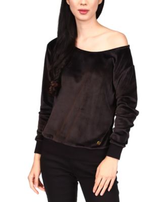 Michael Kors - Off-the-Shoulder Petite Velour Top