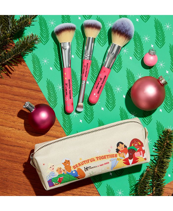 IT Cosmetics 4Pc. Beautiful Together Flawless Finish Makeup Brush Set