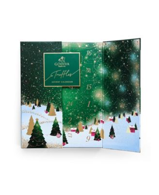 Godiva Holiday Luxury Chocolate Truffles Advent Calendar, 24 Pieces