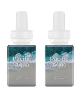 Pura - Pacific Aqua Smart Home Air Diffuser Fragrance- Smart Home Scent Refill - Up to 120-Hours of Premium Fragrance per Refill - Clean Diffuser Frag