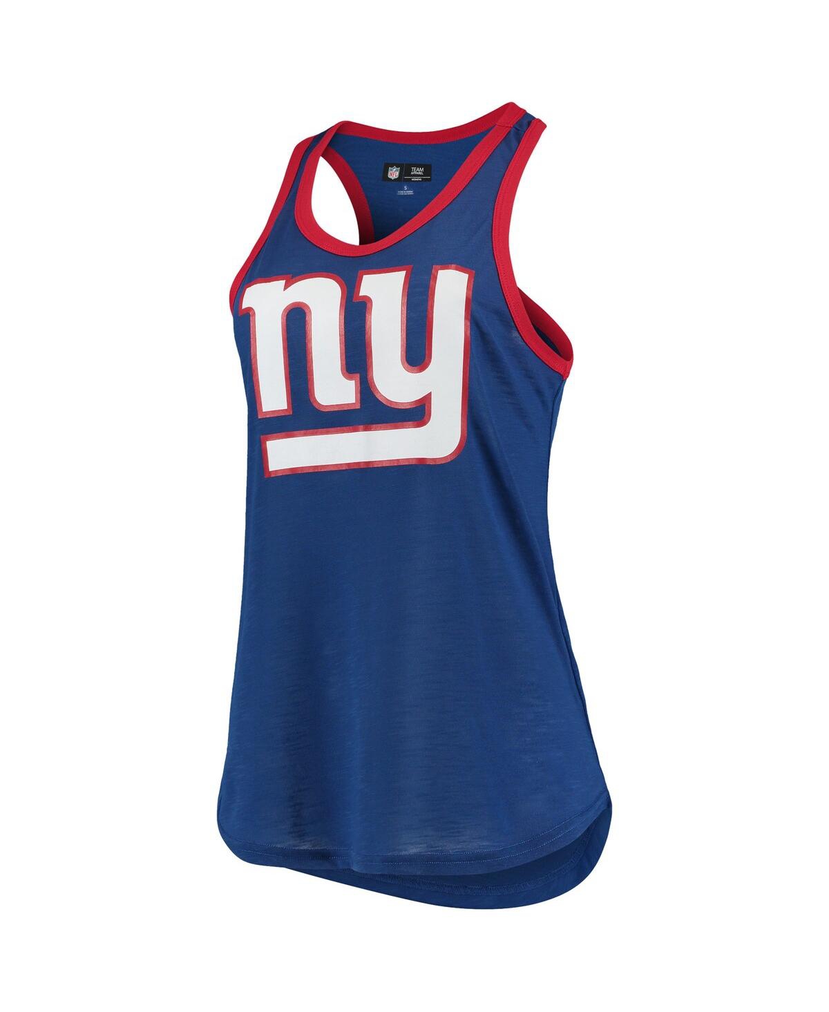 Shop G-iii 4her By Carl Banks Women's  Royal New York Giants Tater Tank Top