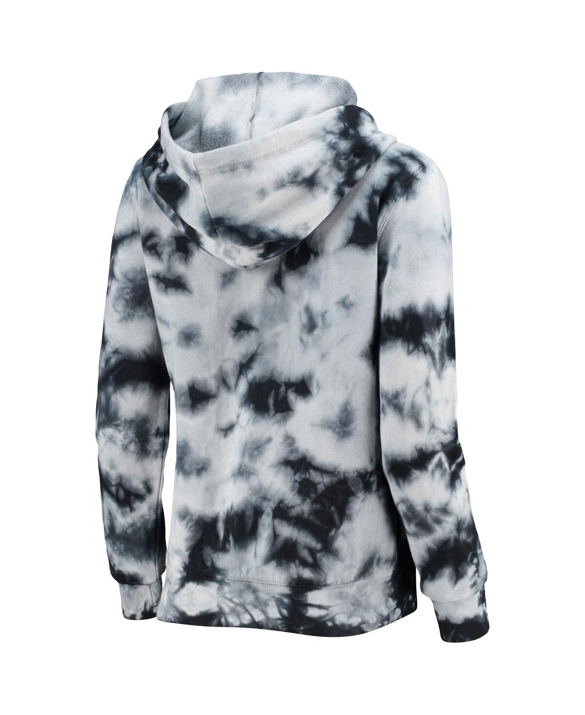 NEW ERA WOMEN'S NEW ERA BLACK TAMPA BAY BUCCANEERS TIE-DYE FLEECE FULL-ZIP HOODIE 