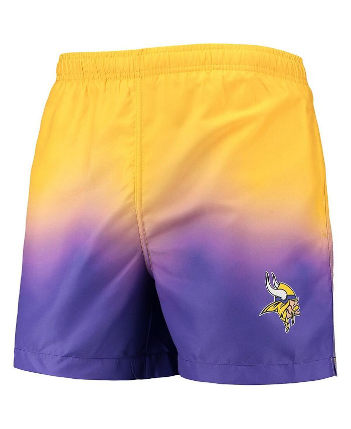 Foco Mens Gold Purple Minnesota Vikings Dip Dye Swim Shorts Macys 