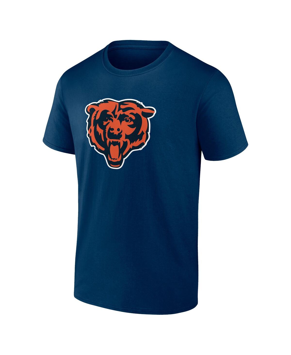 Men's Fanatics Justin FieldsChicago Bears Player Icon T-shirt - Navy