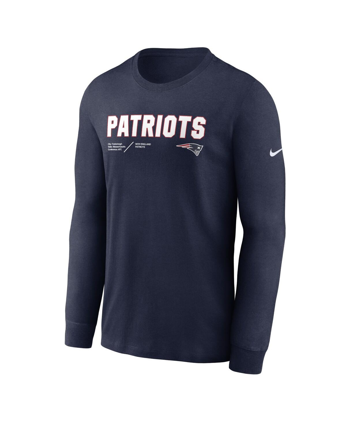 Nike Men's Navy New York Yankees Repeater Long Sleeve T-shirt In Navy