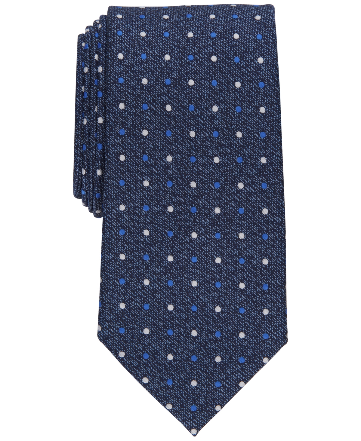 Men's Totten Classic Dot Tie, Created for Macy's - Navy