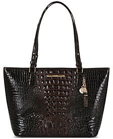 Medium Asher Ombre Melbourne Embossed Leather Tote