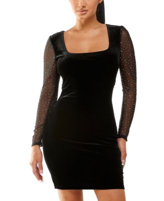 Long Sleeve Dress With Skin Tight Dresses For Juniors City Studios