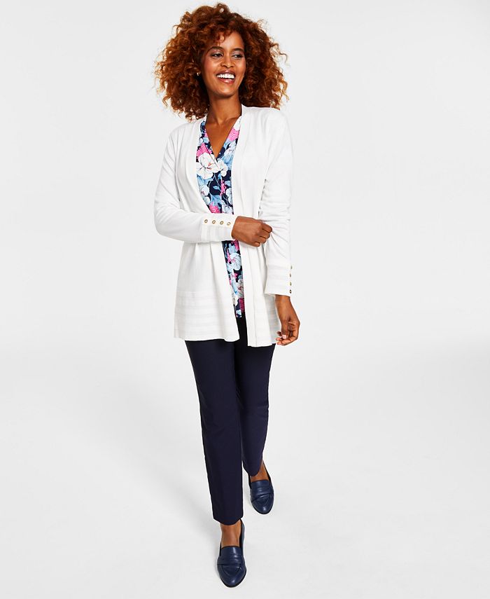 Charter Club Women's Open-Front Cardigan, Created for Macy's & Reviews -  Sweaters - Women - Macy's