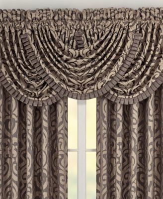 Astoria Mink Waterfall Window Valance, 49" x 33"