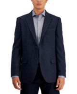 Nautica Mens Herringbone Tweed Sport Coat
