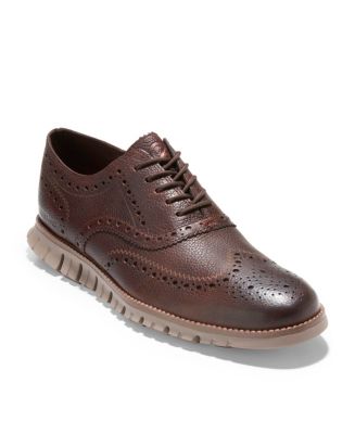 Cole Haan Men ZeroGrand Wing Oxford Deep Mahogany Ivory | De