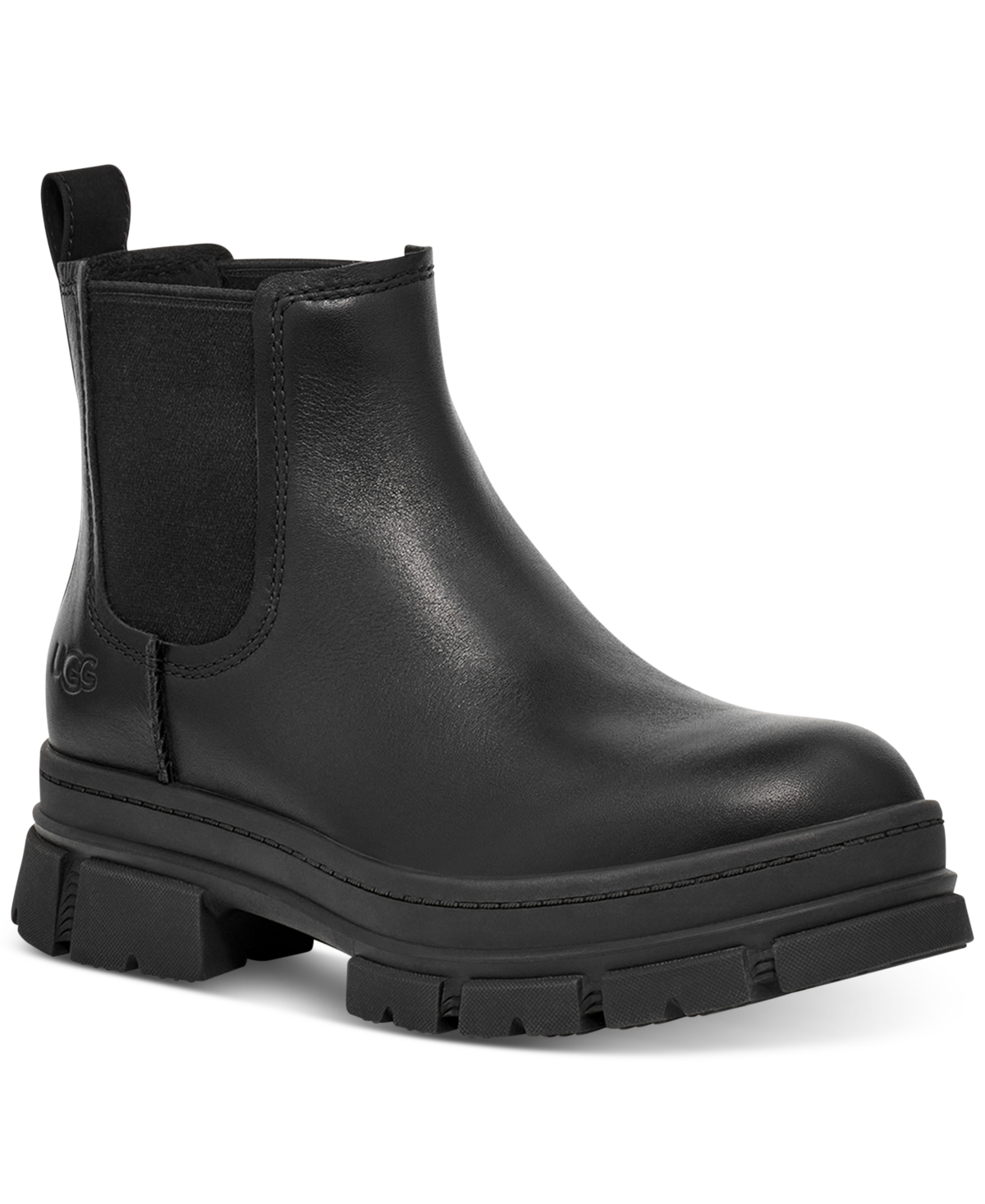 Ugg Markstrum Waterproof Leather Chelsea Boots In Black