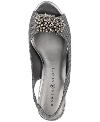 Breena Slingback Peep-Toe Pumps, Created for Macy's