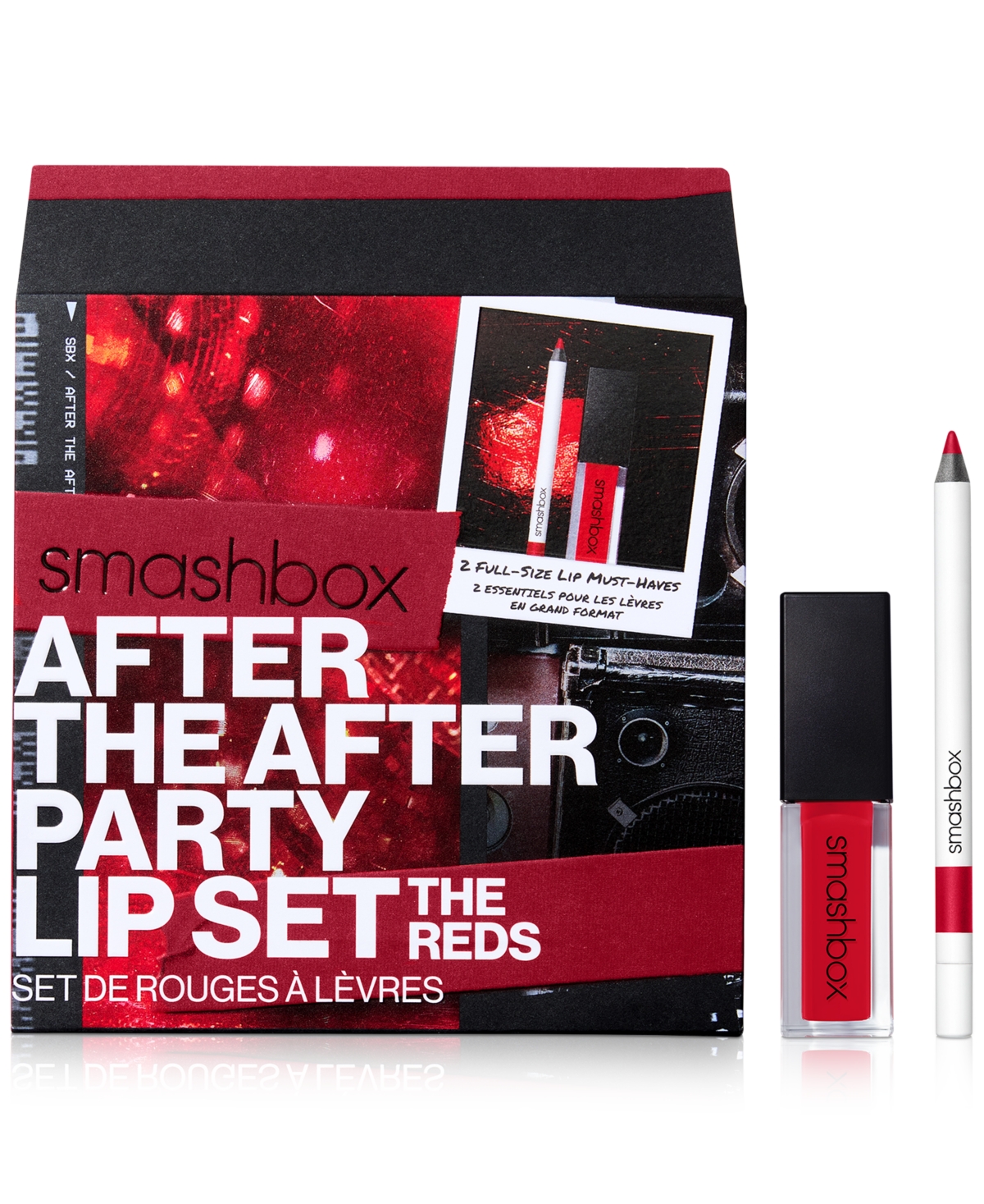 Smashbox After The After Party Full-size Lip Duo - The Reds In Bawse  True Red