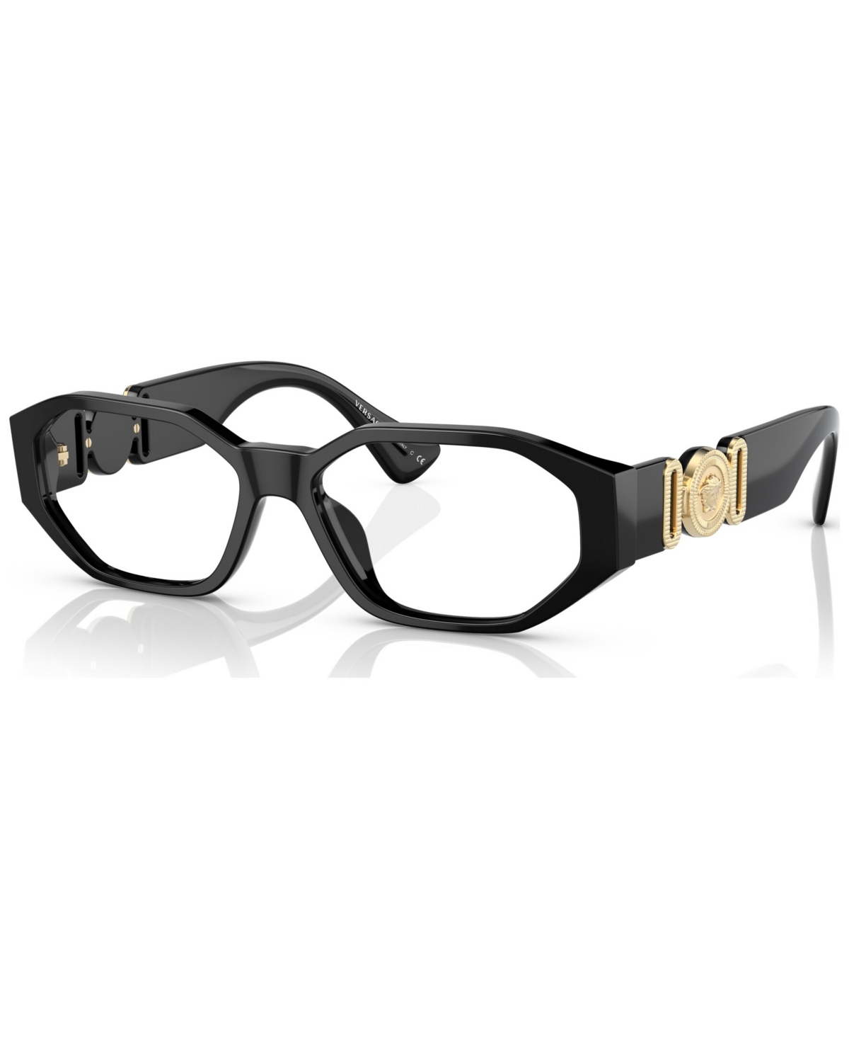 Men's Irregular Eyeglasses VE3320U - Black