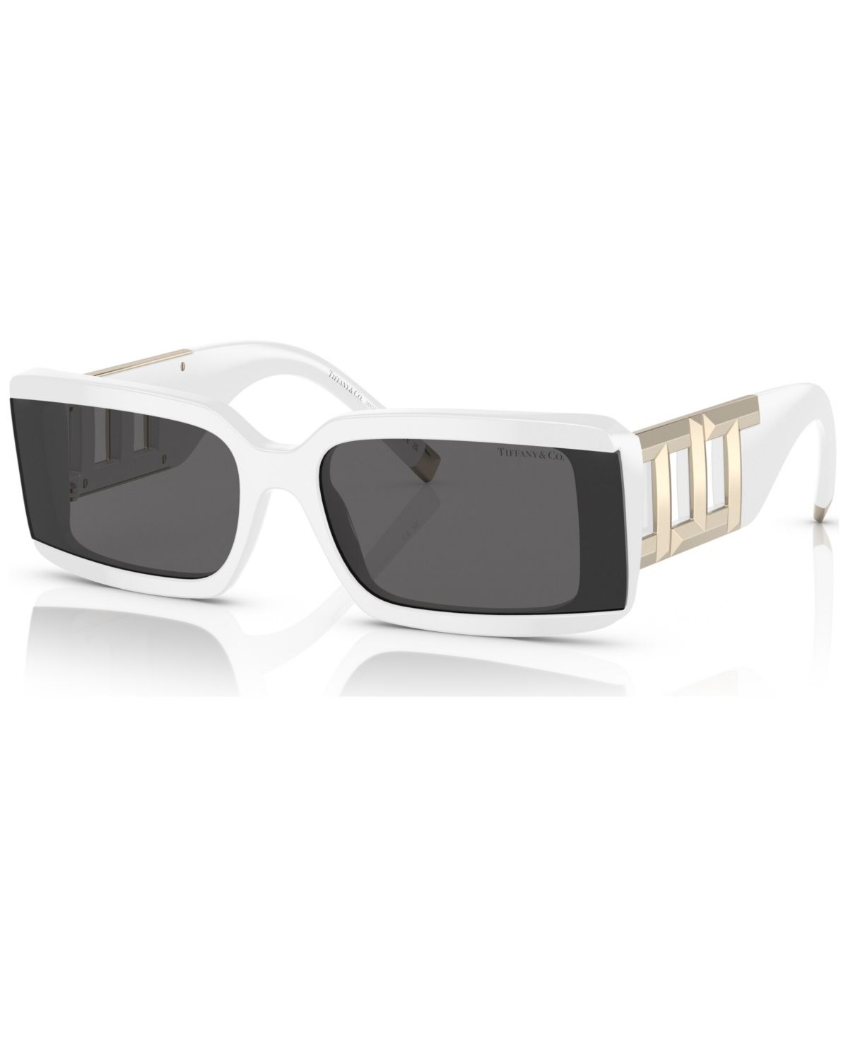 Shop Tiffany & Co Women's Sunglasses, Tf4197 In Solid White