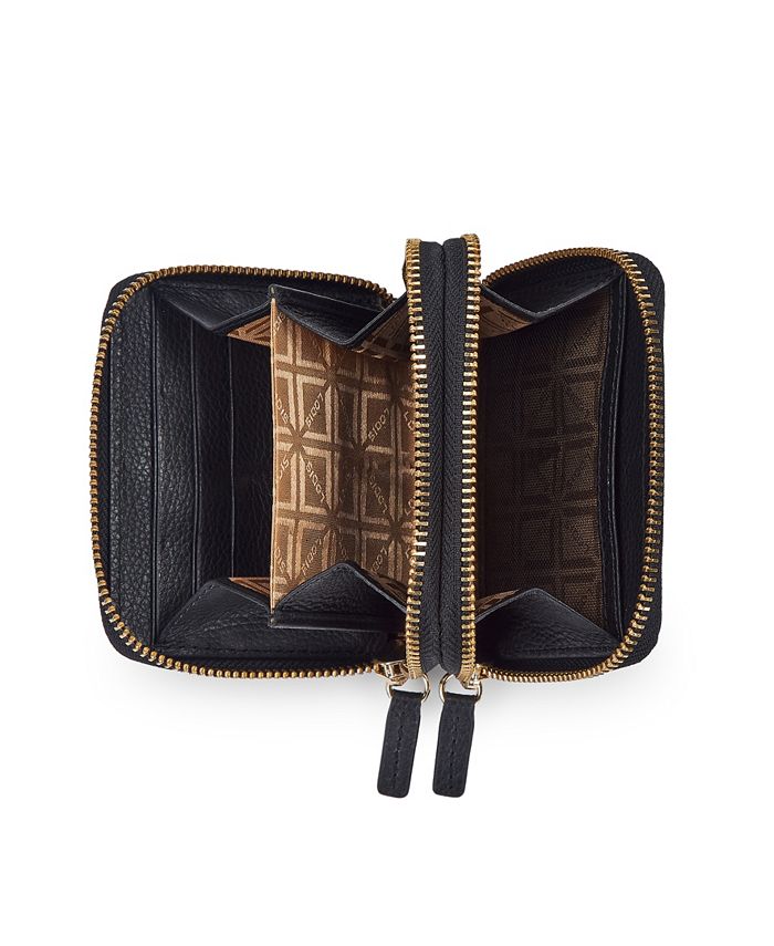 LODIS Women's Julia Double Zip Around Wallet Macy's