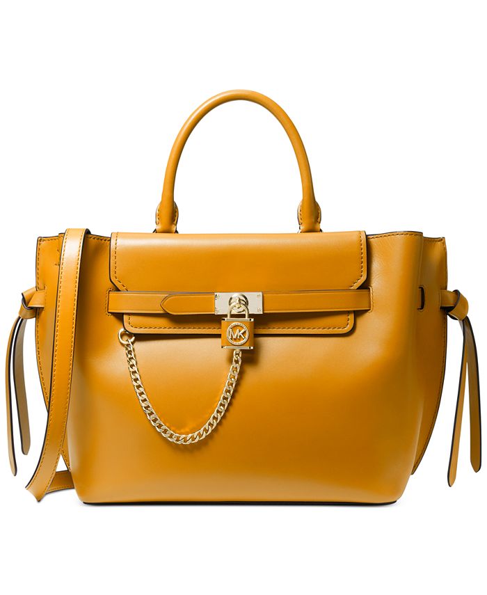 Hamilton Legacy Large Leather Belted Satchel, Michael Kors in 2023