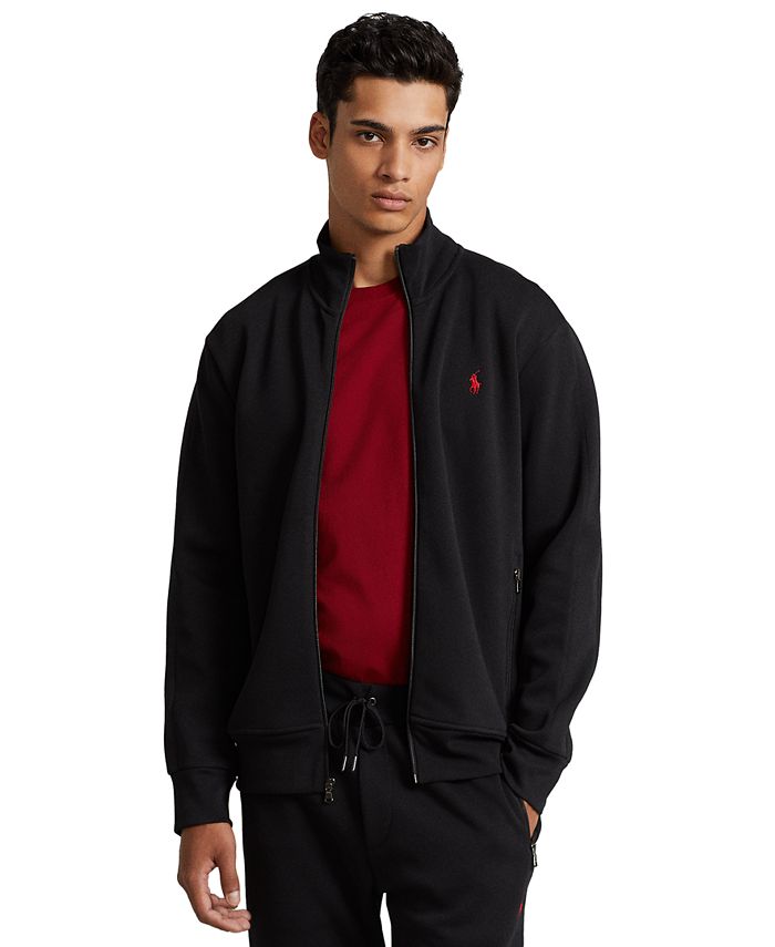 Polo Ralph Lauren Men's Double-Knit Track Jacket & Reviews - Casual  Button-Down Shirts - Men - Macy's