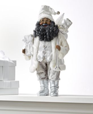 Holiday Lane - Standing Santa with Gift Bag Figure
