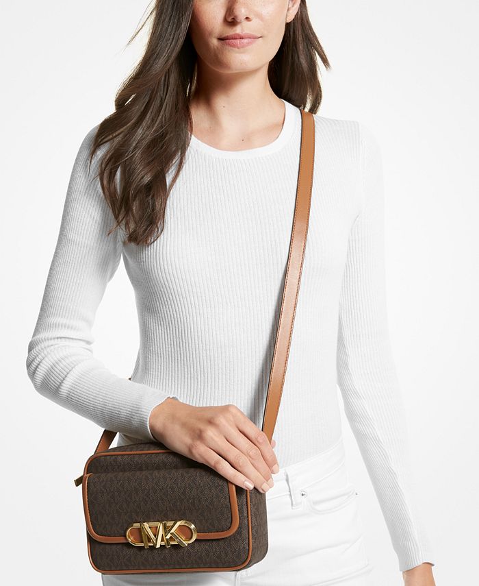 Michael Kors Logo Parker Chain Swag Camera Crossbody Macy's
