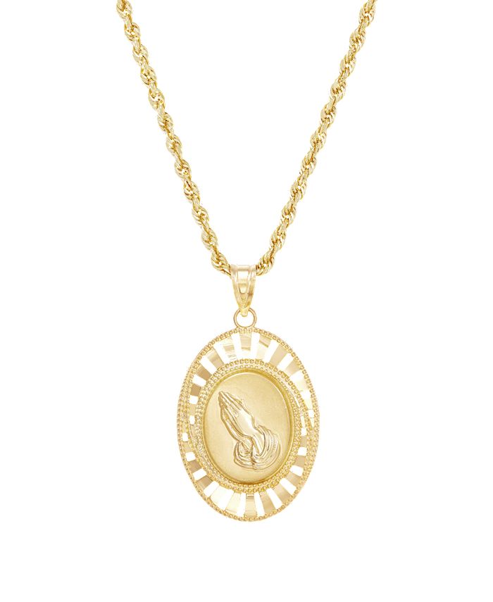 Serenity prayer pendant 14k gold discount