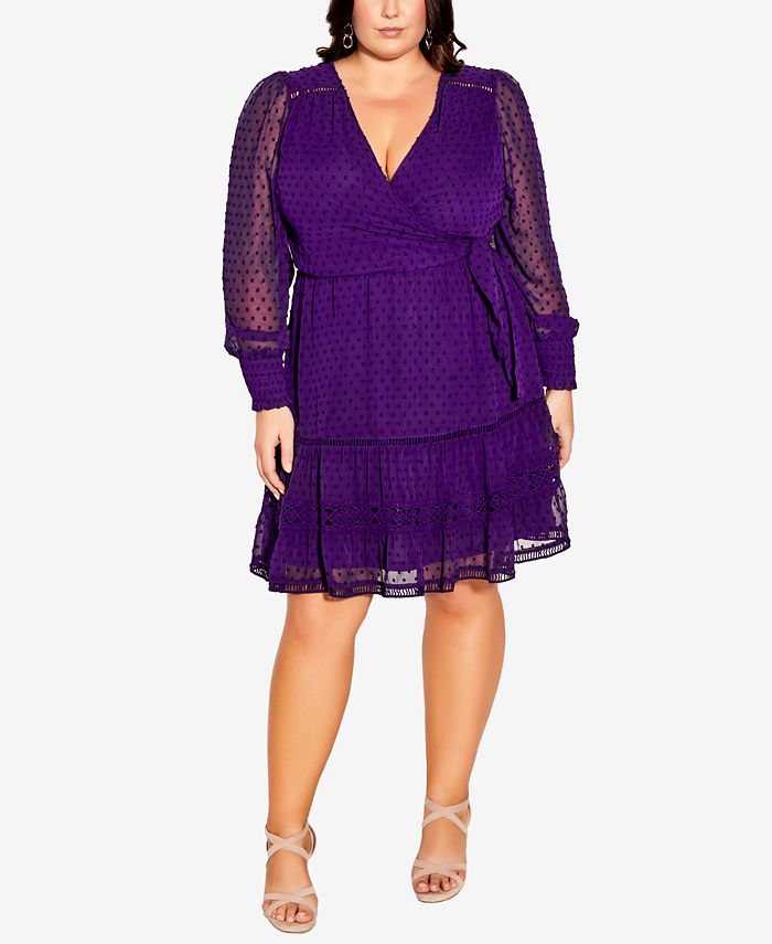City Chic Plus Size Trendy Ariana Dress Macy's