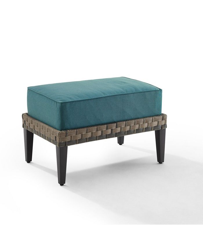Crosley Prescott Outdoor Wicker Ottoman Macy's