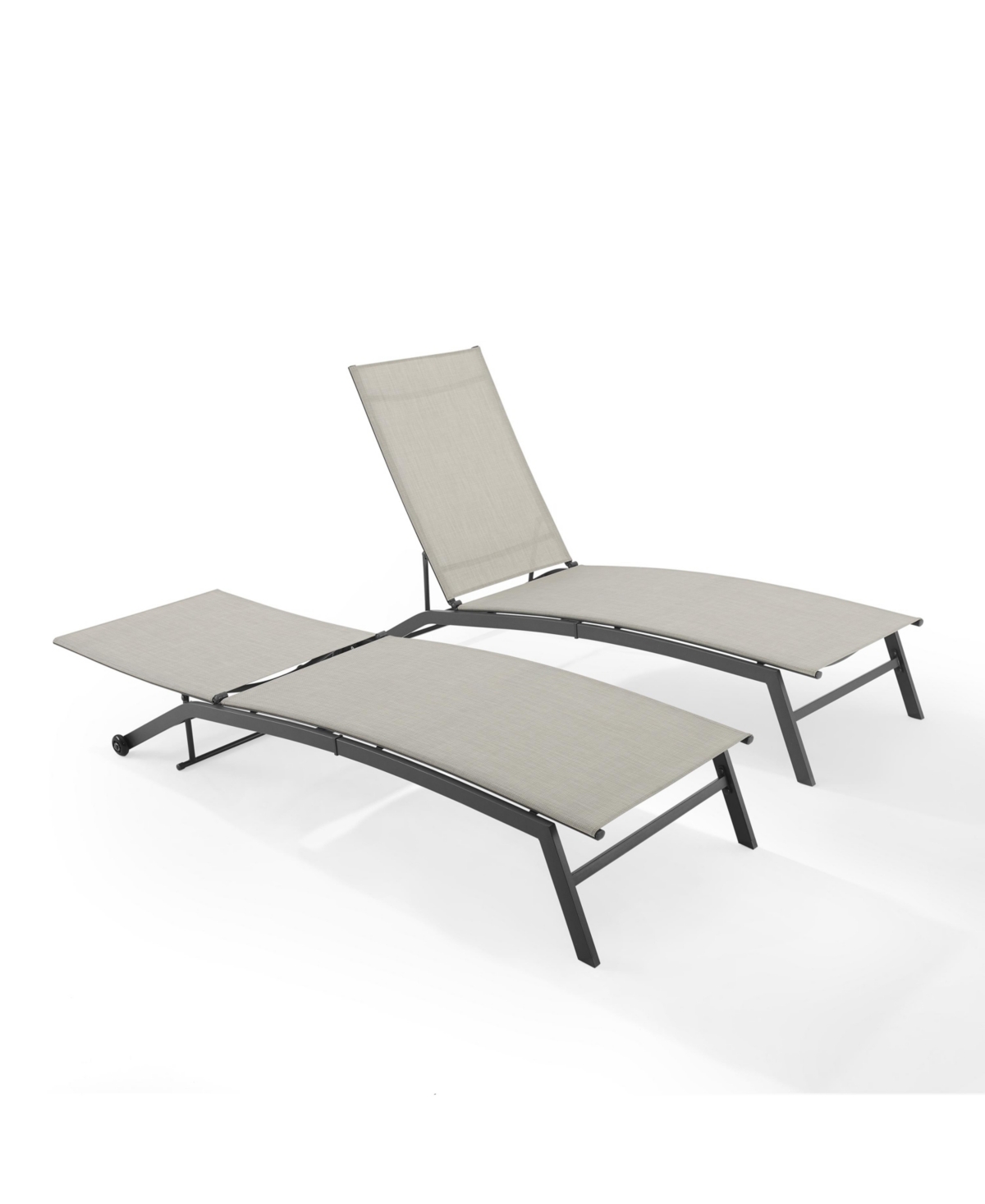 Weaver 2 Piece Outdoor Sling Chaise Lounge Set