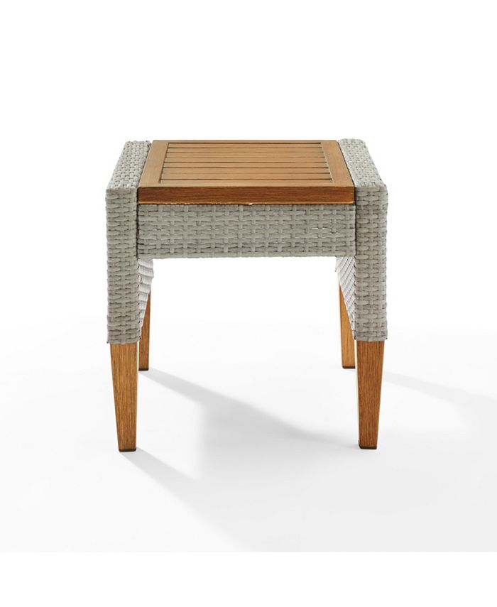 Crosley Capella Outdoor Wicker Side Table Macy's