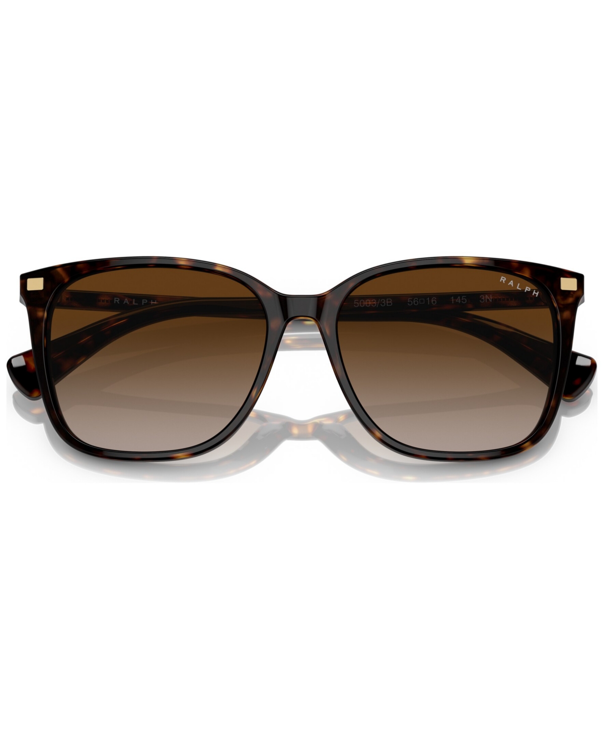 Shop Ralph By Ralph Lauren Women's Sunglasses, Ra529356-y In Shiny Dark Havana