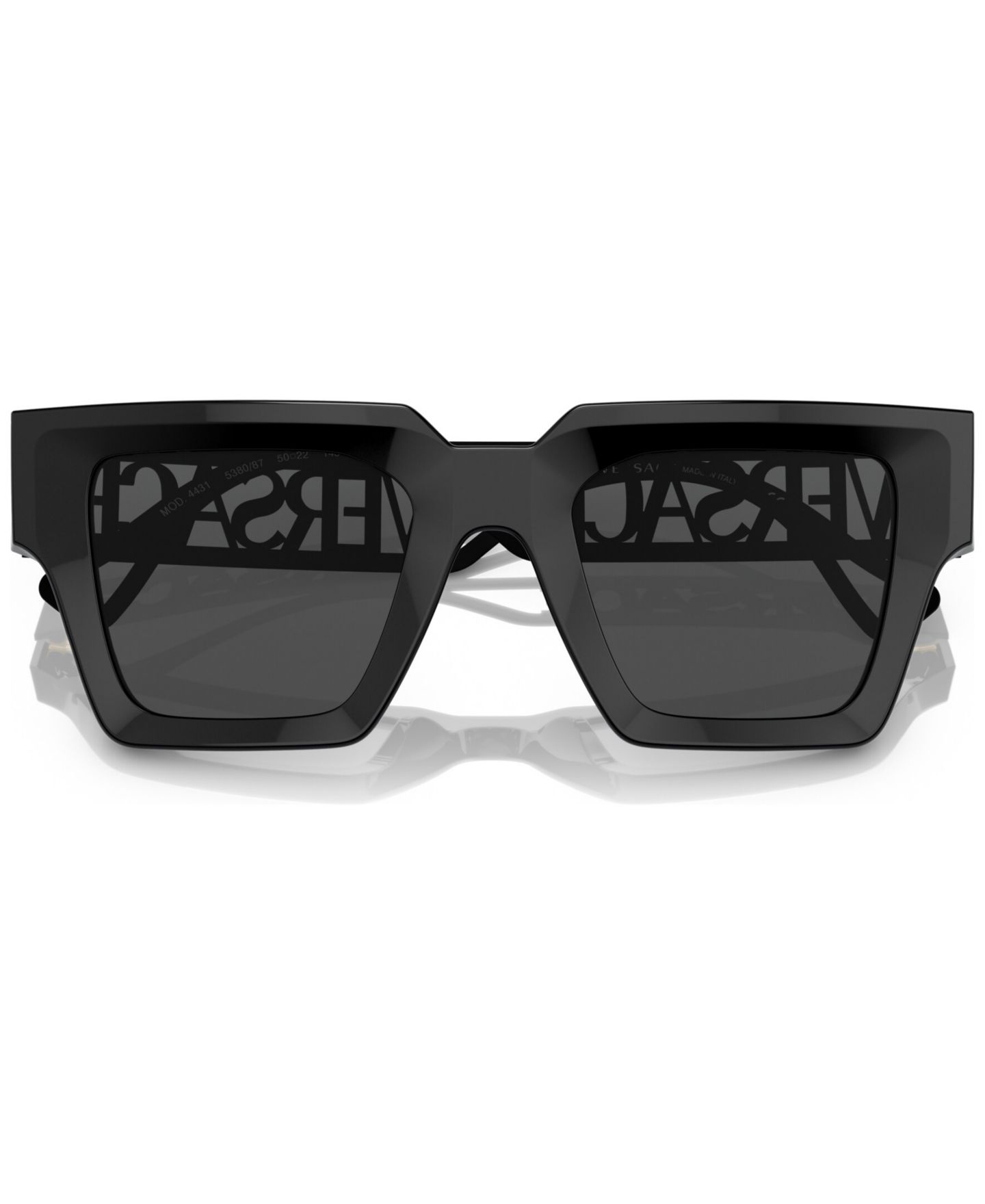 Женские солнцезащитные очки Versace Sunglasses, VE4431, цвет: Чёрный — фото 5