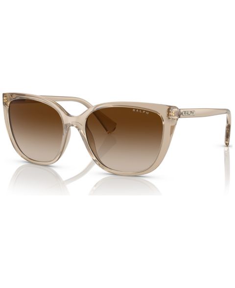Женские солнцезащитные очки Ralph by Ralph Lauren Sunglasses, RA527456-Y, цвет: Блестящий прозрачный коричневый