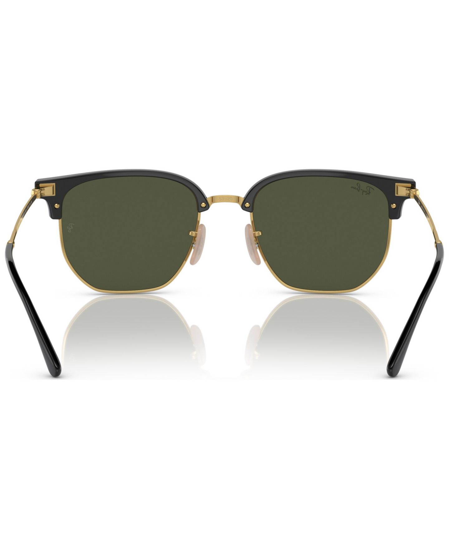 Солнцезащитные очки Ray-Ban Unisex Sunglasses, New Clubmaster RB4416, цвет: Чёрный — фото 4