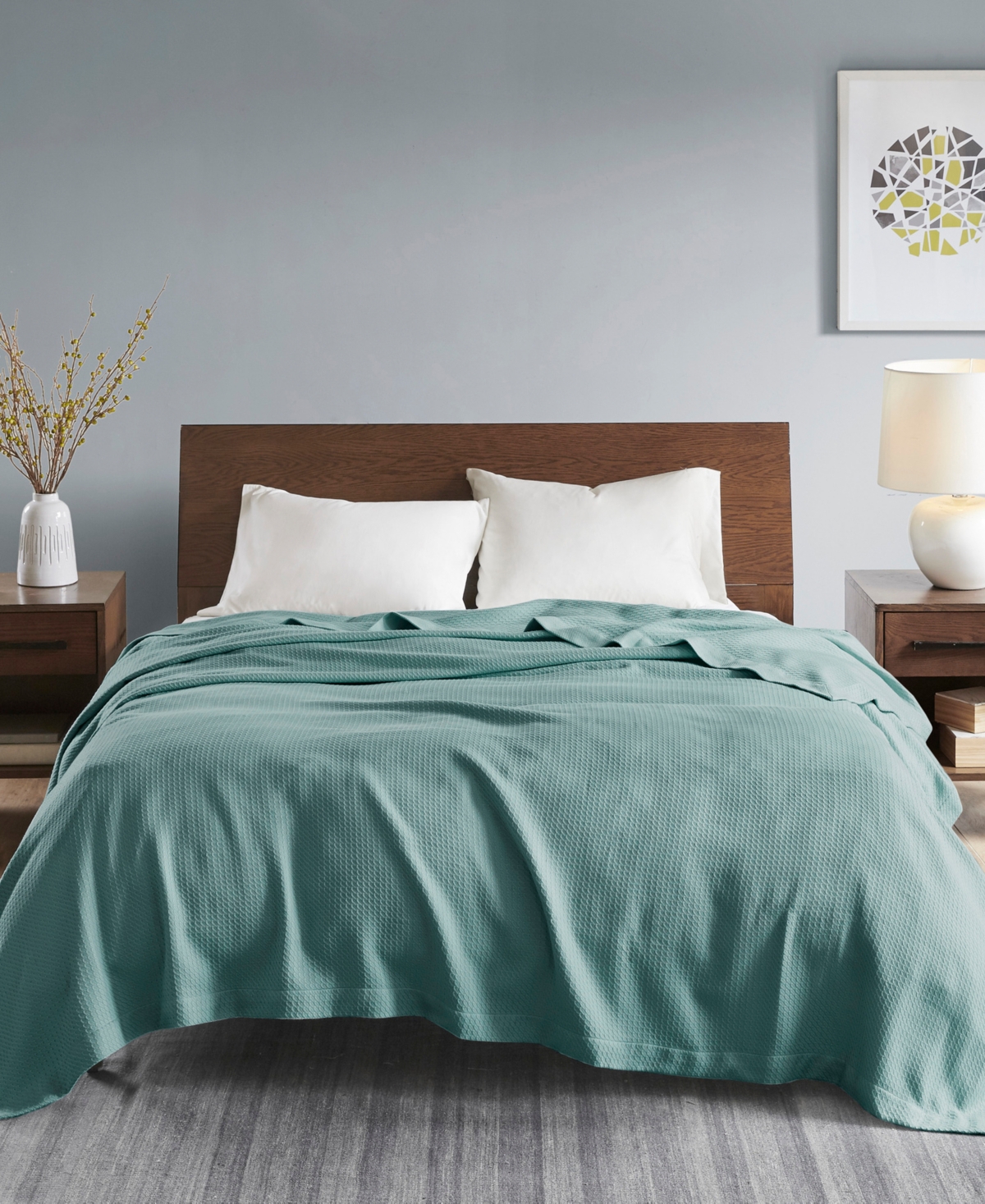 MADISON PARK EGYPTIAN COTTON BLANKET, KING