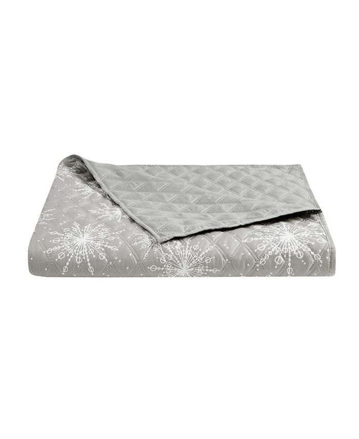 Martha Stewart Collection Snowflake Holiday Quilt Bag Set Full/Queen