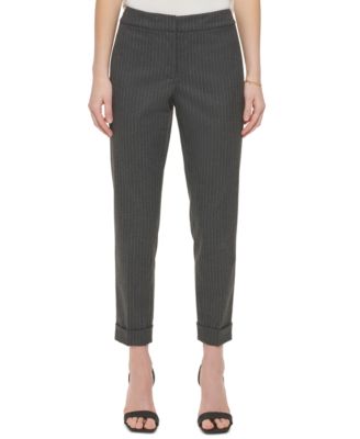 calvin klein pinstripe pants