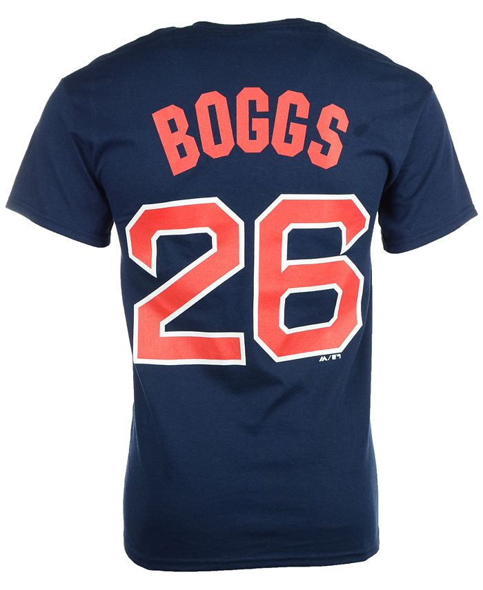 Majestic Men's Short-Sleeve Wade Boggs Boston Red Sox Cooperstown Player T- Shirt - Macy's