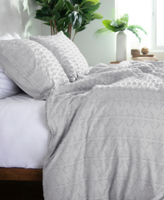 Dhara 2 Piece Textured Duvet Cover Set, Twin/Twin XL