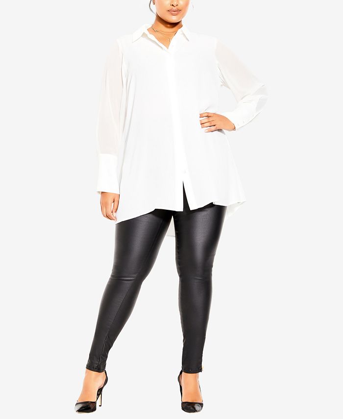 City Chic Trendy Plus Size Amelia Tunic Top Macy's