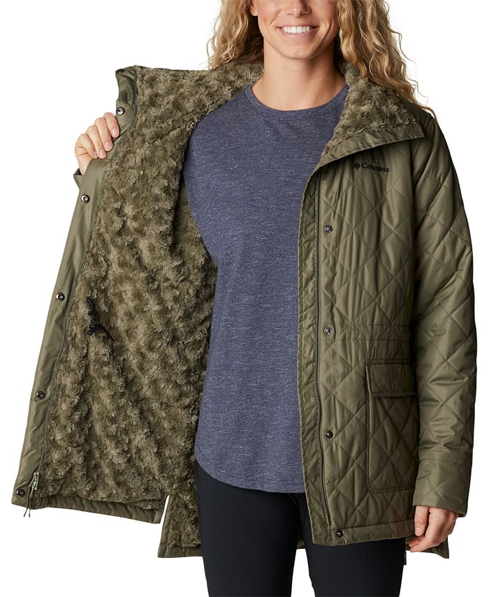 Columbia Women's Copper Crest Novelty Quilted Puffer Coat Macy's
