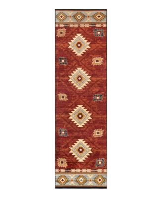 Bayshore Home Explorer EXR-01 3' x 12' Runner Area Rug - Macy's