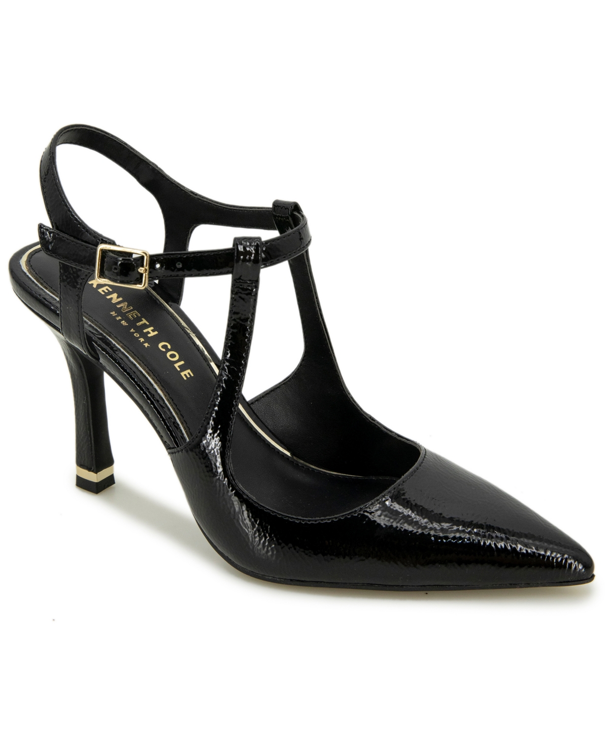 Kenneth Cole New York Women's Romi Ankle Sling Back Pumps In Black