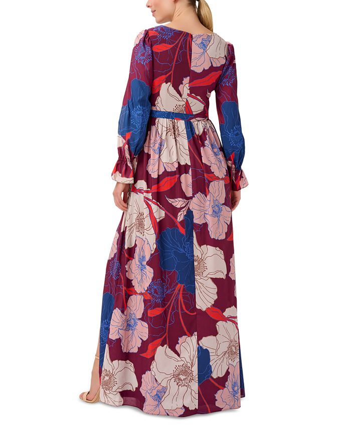 Printed Tie-Waist Dress main image 1