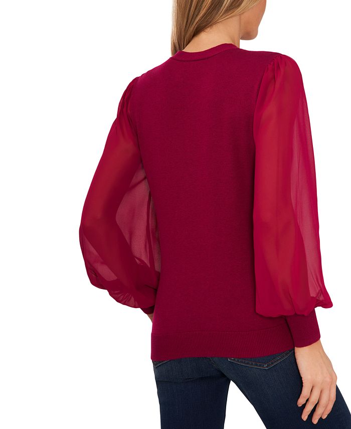 CeCe MixedMedia Bow Sweater & Reviews Sweaters Women Macy's