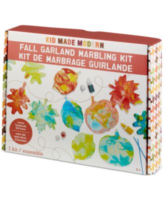 Kid Made Modern - Fall Garland Marbeling Craft Kit