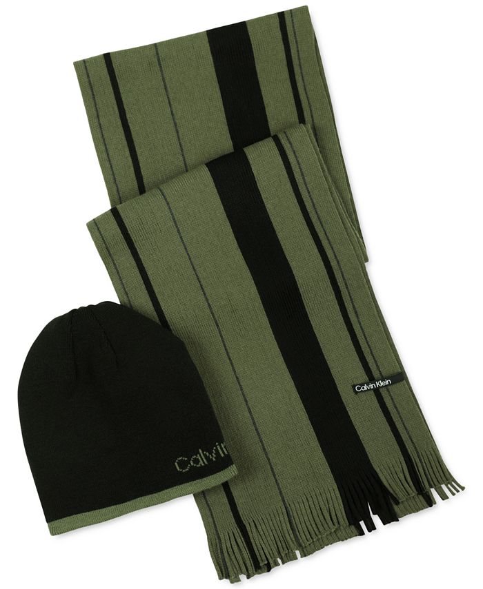 Calvin klein hat and scarf discount